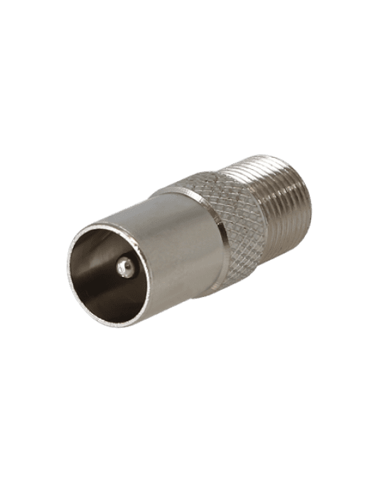 Adaptateur F femelle / coaxial IEC mâle