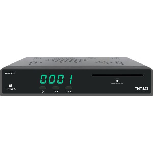 Récepteur Triax THR9930 + carte TNTSAT valable 4 ans