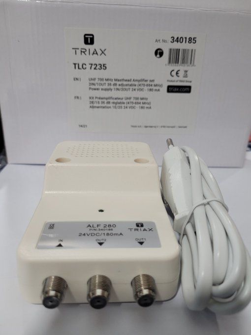 Pré-amplificateur et alimentation Triax 340185