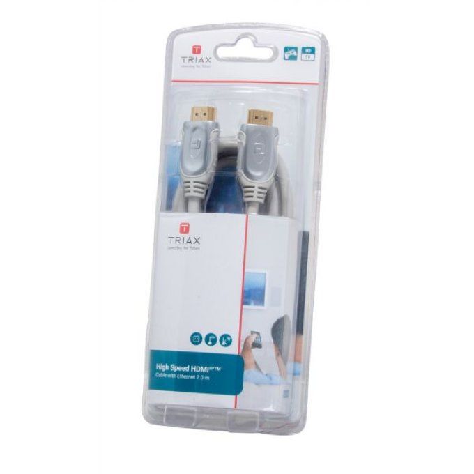 Câble HDMI Haute Vitesse avec ethernet - 2 m TRIAX 370716