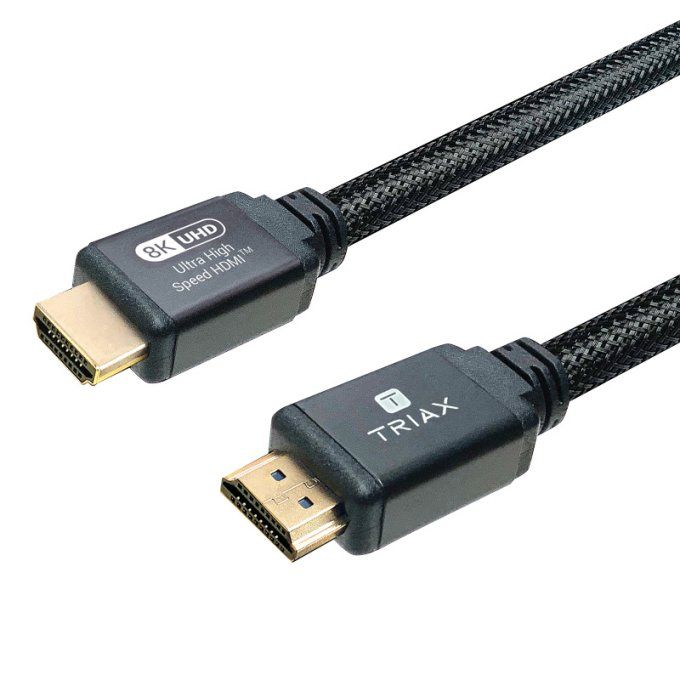 Câble HDMI Triax ultra haut débit 8K UHD 2 mètres