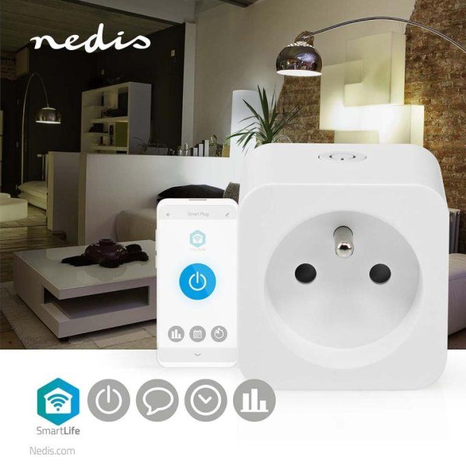 Prise intelligente connectée Wifi pour intérieur