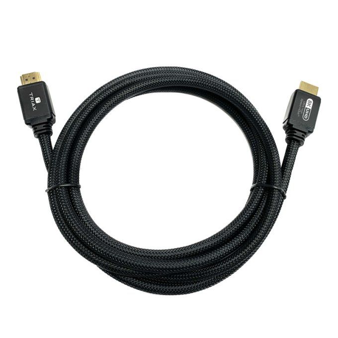 Câble HDMI Triax ultra haut débit 8K UHD 2 mètres