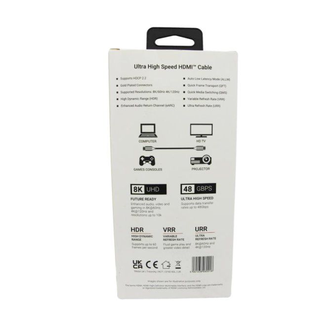 Câble HDMI Triax ultra haut débit 8K UHD 2 mètres