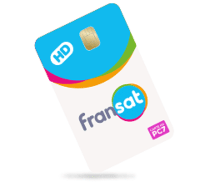 Carte Fransat PC7 HD dernière génération valable 4 ans