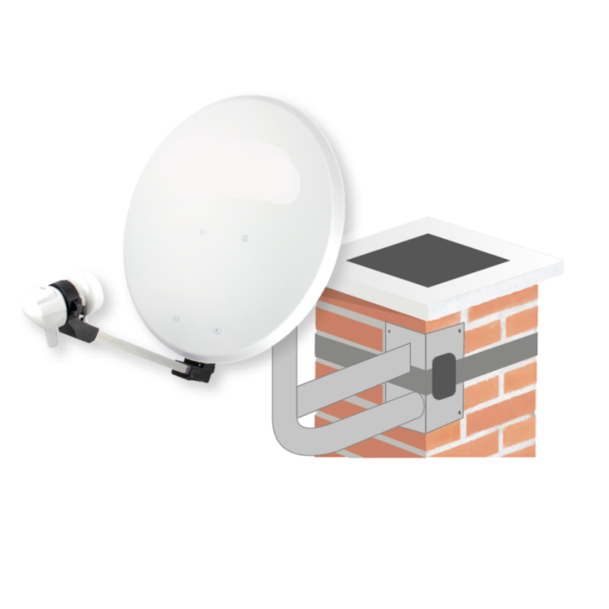 cerclage cheminée pour parabole ou antenne