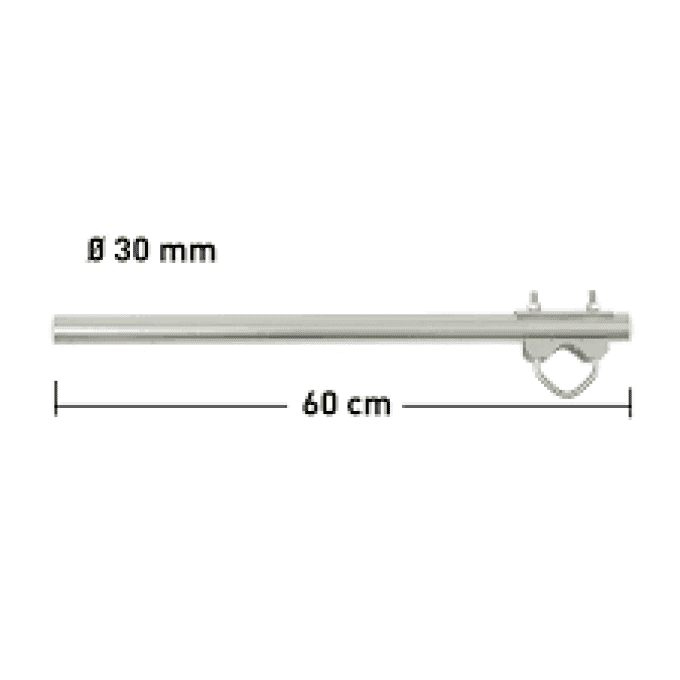 Déport droit longueur 600 mm