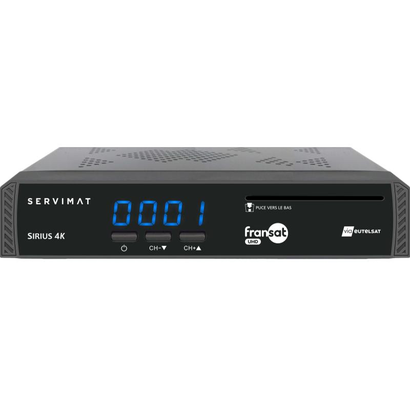 Récepteur Servimat Siriurs Fransat 4K