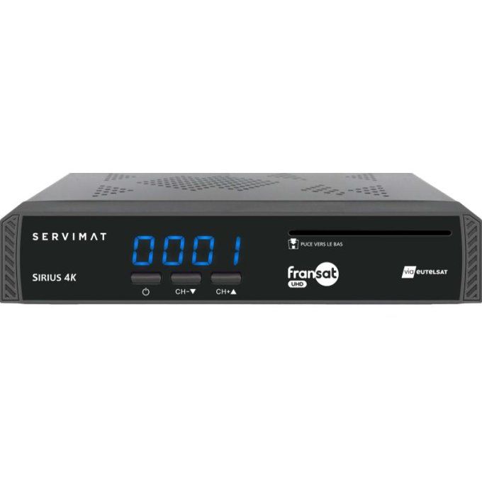 Récepteur Servimat Siriurs Fransat 4K