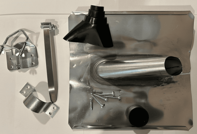 Kit de fixation toiture avec tuile zinc et accessoires