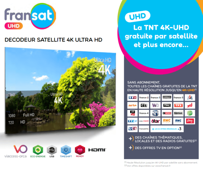 Récepteur Servimat Siriurs Fransat 4K