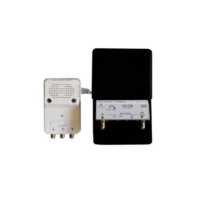 Pré-amplificateur et alimentation Triax