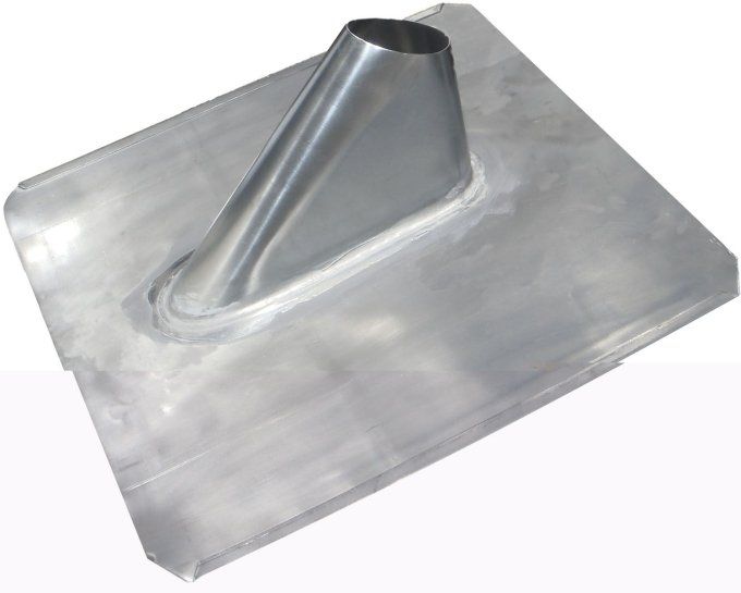 Tuile malléable plomb 410 X 405 mm