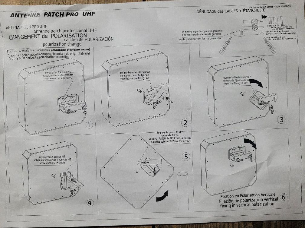 Amplificateur Antenne TV TONNA 36dB - Pour Camping-car, Fourgon, Bateau