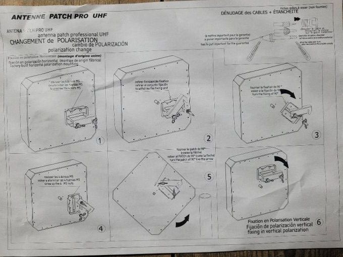 Antenne patch amplifiée Tonna 