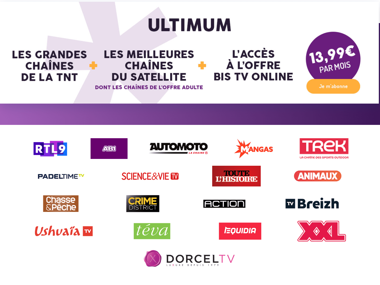 BisTV abonnement Utlimum